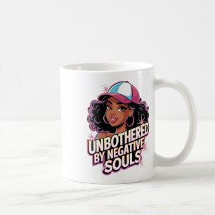 Unbothered By Negative Souls Black History Month P Coffee Mug