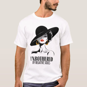 Unbothered By Negative Souls Ladies Black History T-Shirt