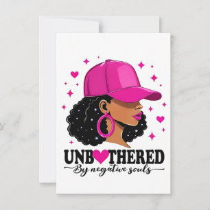 Unbothered by Negavitve Souls Juneteenth Black Invitation