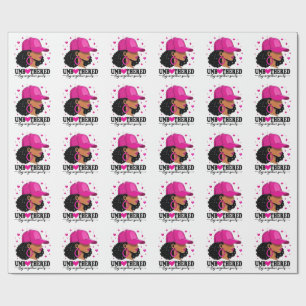 Unbothered by Negavitve Souls Juneteenth Black  Wrapping Paper
