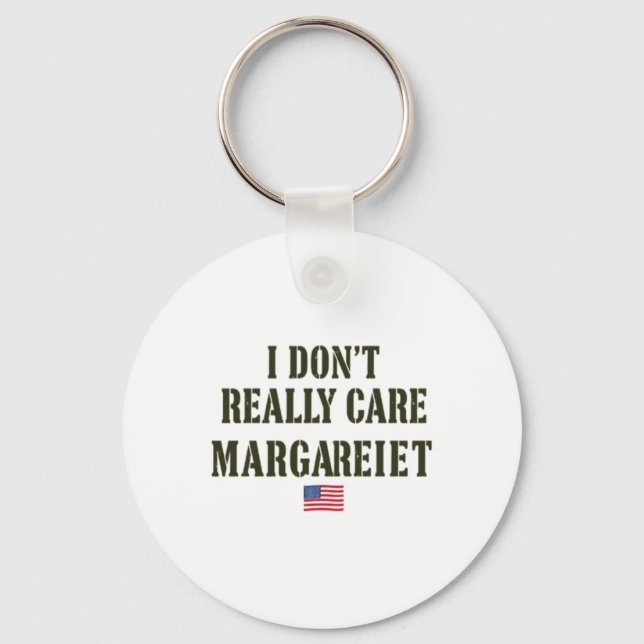 Unbothered Margaret Statement Tee Sticker  Key Ring (Front)