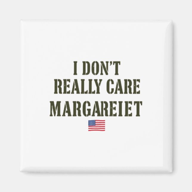 Unbothered Margaret Statement Tee Sticker  Magnet (Front)