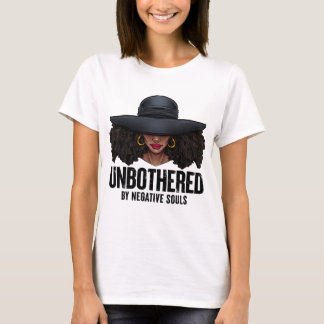 Unbothered Sassy Black Queen African American T-Shirt