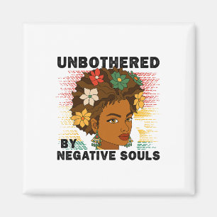Unbothered Sy Black Queen African American Ladies Magnet