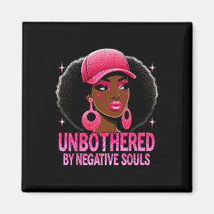 Unbothered Sy Black Queen African American Ladies Magnet