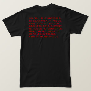 Unbothered Villain Era Word Block Gym Streetwear  T-Shirt