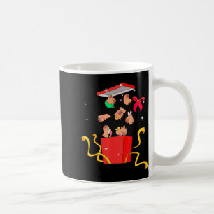 Unboxing Blind Box Capybara Pyjama Ugly Christmas  Coffee Mug