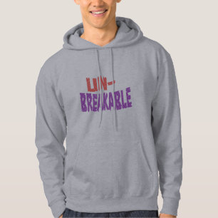 Unbreakable Bold & Resilient Typography Hoodie