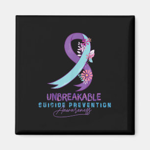Unbreakable Depression Suicide Prevention Awarenes Magnet