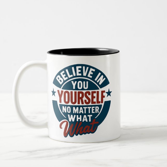  Unbreakable Emblem Two-Tone Coffee Mug (Left)