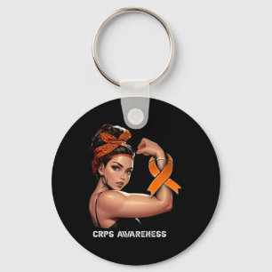 Unbreakable Girl Mum Crps Awareness Key Ring