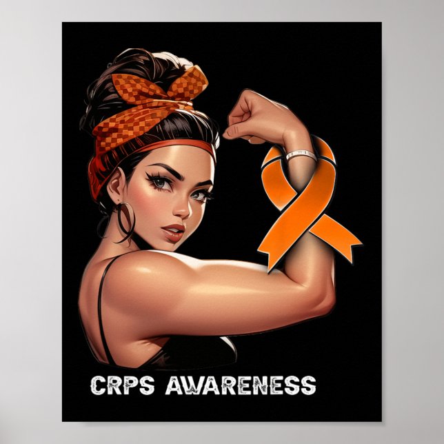 Unbreakable Girl Mum CRPS Awareness  Poster (Front)