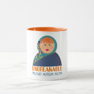 Unbreakable Proud Autism Mum Unique Coffee Mug