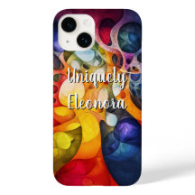 Unbreakable Red Blue  Fractal Defender iPhone Case