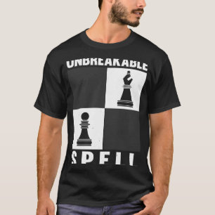 Unbreakable Spell Pawn Bishop Funny Chess Player T-Shirt