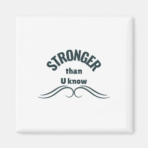 Unbreakable Spirit Stronger Than You Know Sticker Magnet