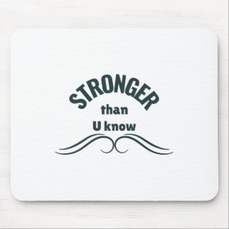 Unbreakable Spirit Stronger Than You Know Sticker  Mouse Pad