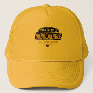 "Unbreakable Spirit T-Shirt: Rise, Grind, Conquer  Trucker Hat