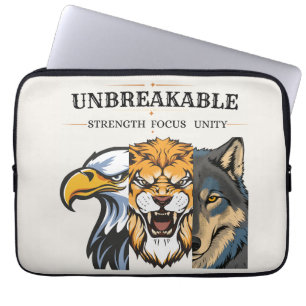 Unbreakable Strength Focus Unity Laptop Sleeve