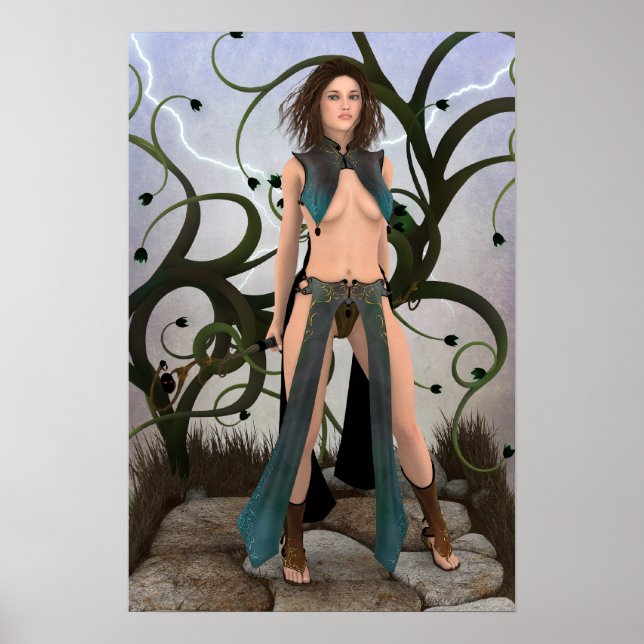 Unbroken Soul Fantasy Art Poster (Front)