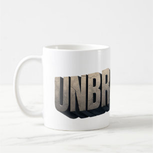 UNBROKEN – Strong Mind Resilient Spirit Motivation Coffee Mug