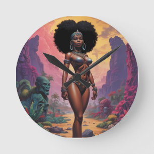 Unburdened By What Has Been - Ken Gauge Art Round Clock