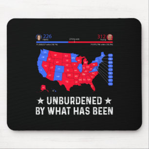 Unburdened By What Has Been Trump Election Map Mouse Pad