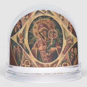 Unburnt Bush Orthodox Christian Icon Snowglobe