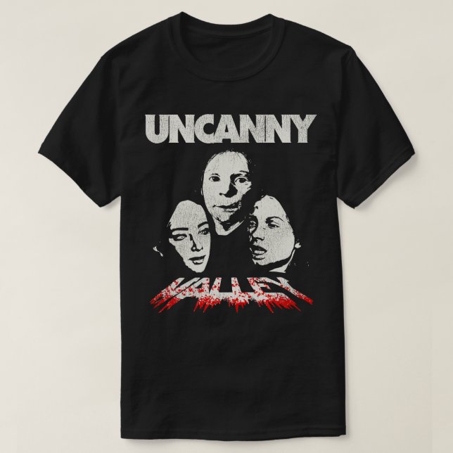 Uncanny Valley HORROR MashUp T-Shirt (Design Front)