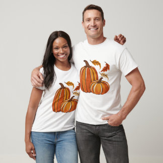 Uncarved Pumpkin Pair T-Shirt