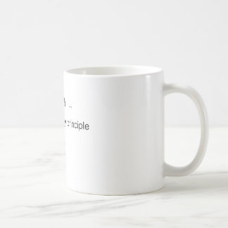 Uncertainty principle coffee mug