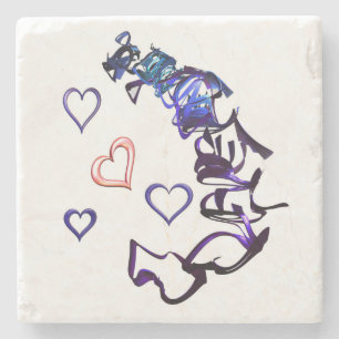 Unchain My Heart Stone Coaster