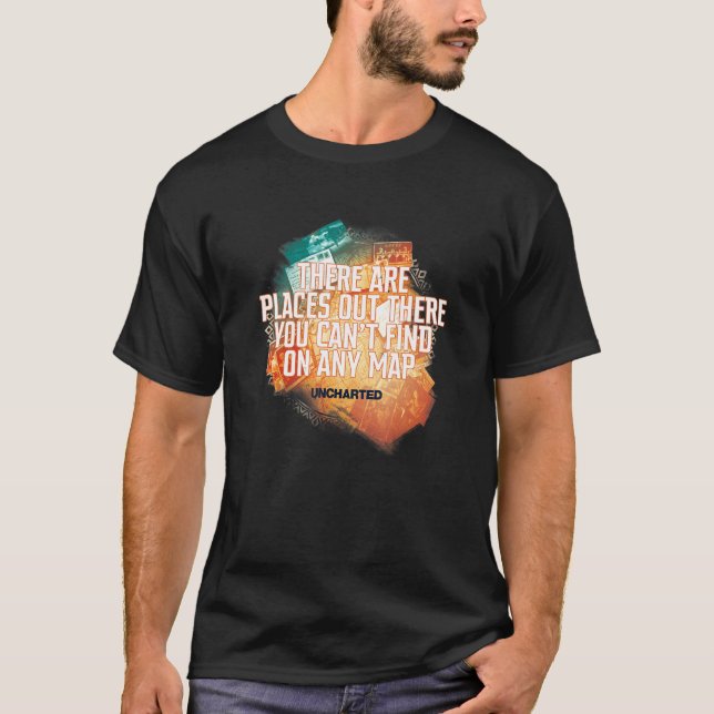 Uncharted Quote Collage T-Shirt (Front)