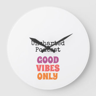 Uncharted Time Large Clock