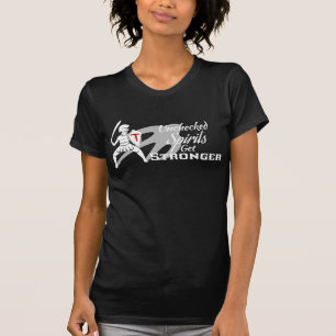 Unchecked Spirits Get Stronger Ladies T-Shirt BLK