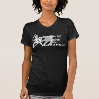 Unchecked Spirits Get Stronger Ladies T-Shirt BLK
