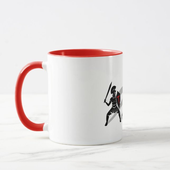 Unchecked Spirits Get Stronger - Red & Blk Mug (Left)