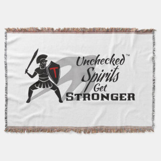 Unchecked Spirits Get Stronger - Throw Blanket