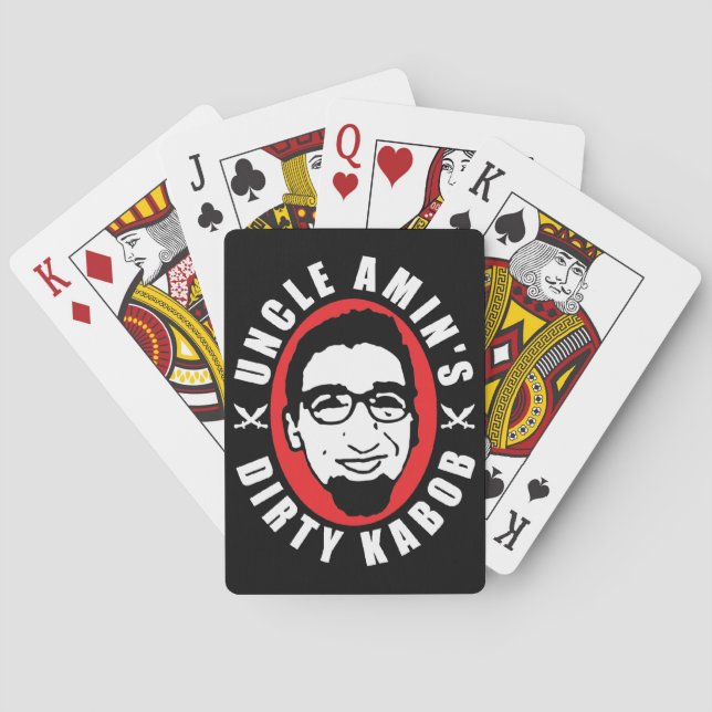 Uncle Amin's Dirty Kabob Playing Cards (Back)