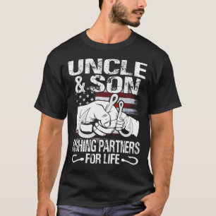 uncle and Son Matching Shirts Fishing Partners for