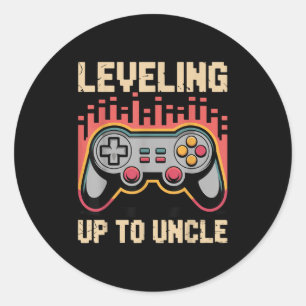 Uncle Art For Uncle Men From Niece Nephew First Ti Classic Round Sticker