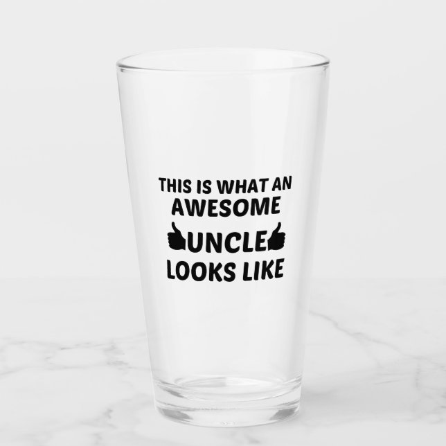 UNCLE AWESOME GLASS (Front)