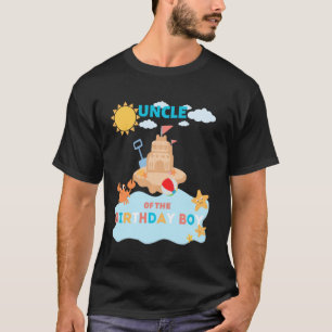 Uncle Beach Birthday Summer Bday Ocean Family Matc T-Shirt