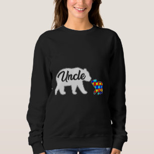 Uncle Bear Autism Awareness Love Support Family Au Sweatshirt