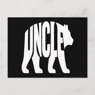 Uncle Bear Holiday Postcard