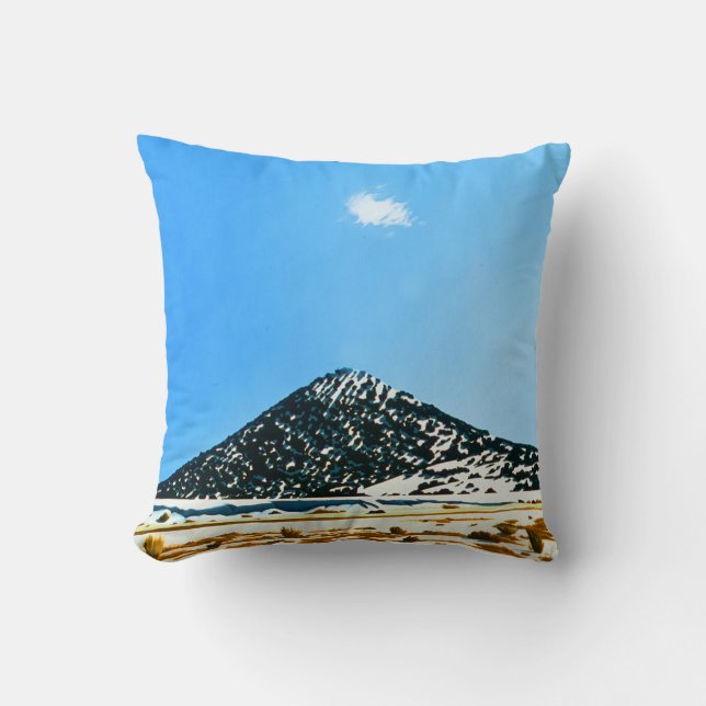Uncle Bill-ow - Mountain Painting Cushion (Front)