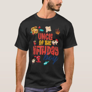 Uncle Birthday Boy Pirate Birthday Party Theme Oce T-Shirt