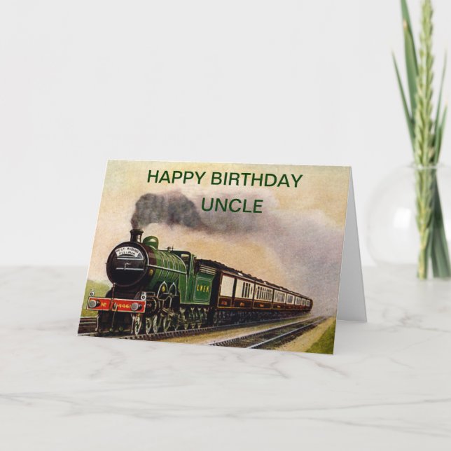 UNCLE BIRTHDAY CARD (Front)