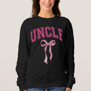 Uncle Coquette Bow Cute Mum Dad Grandma Women Men Sweatshirt