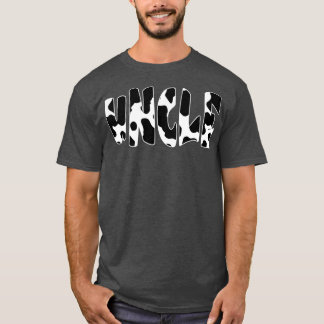 Uncle Cow Print Cow Pattern  T-Shirt